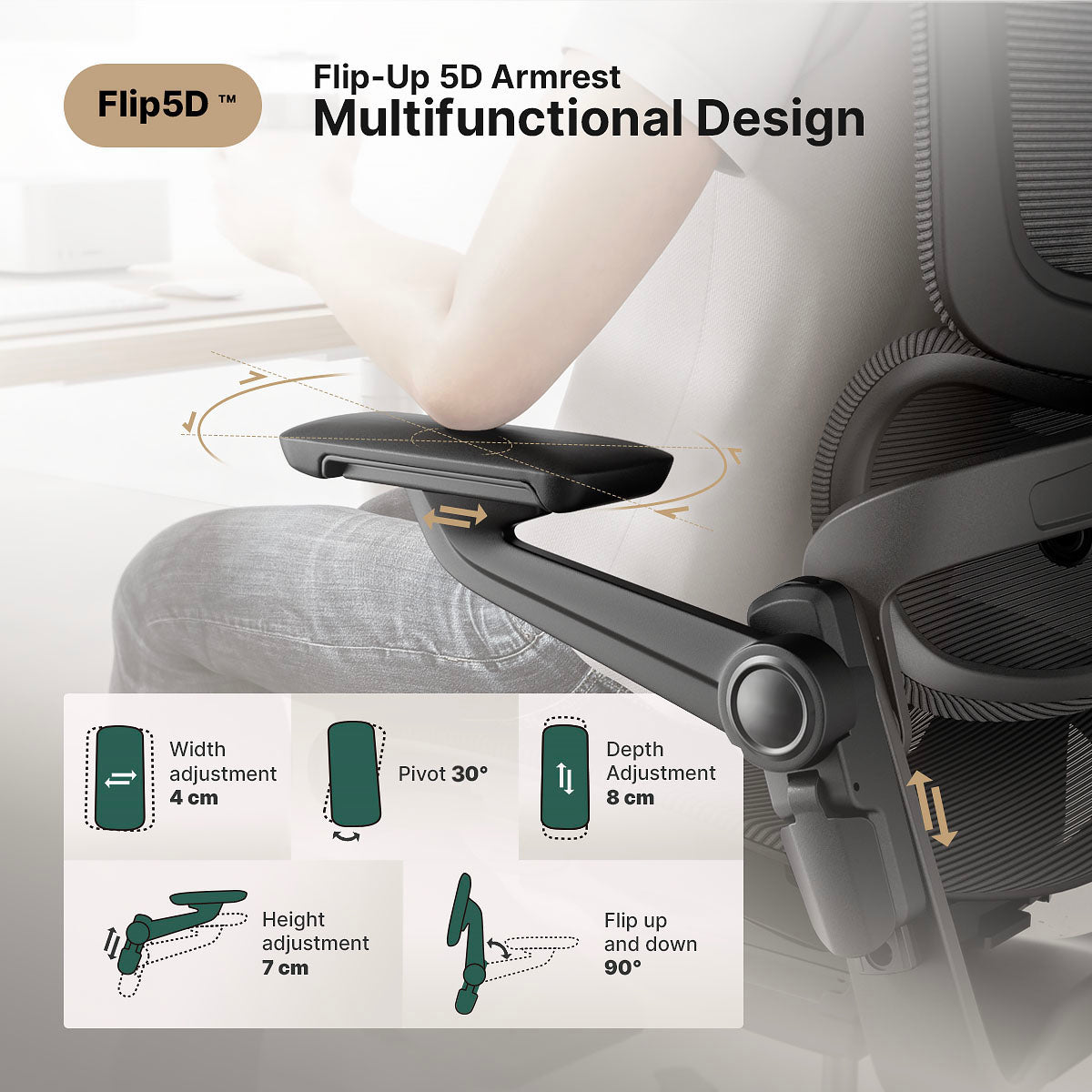 HINOMI H1 Pro Ergonomic Chair with Footrest