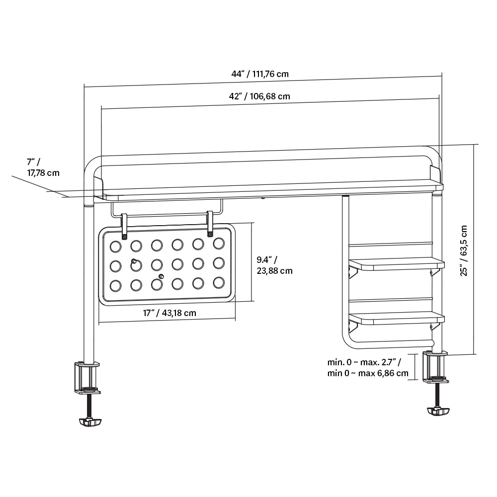 The text clearly describes the content of the image, specifying that it’s a technical drawing and mentioning its features and dimensions.