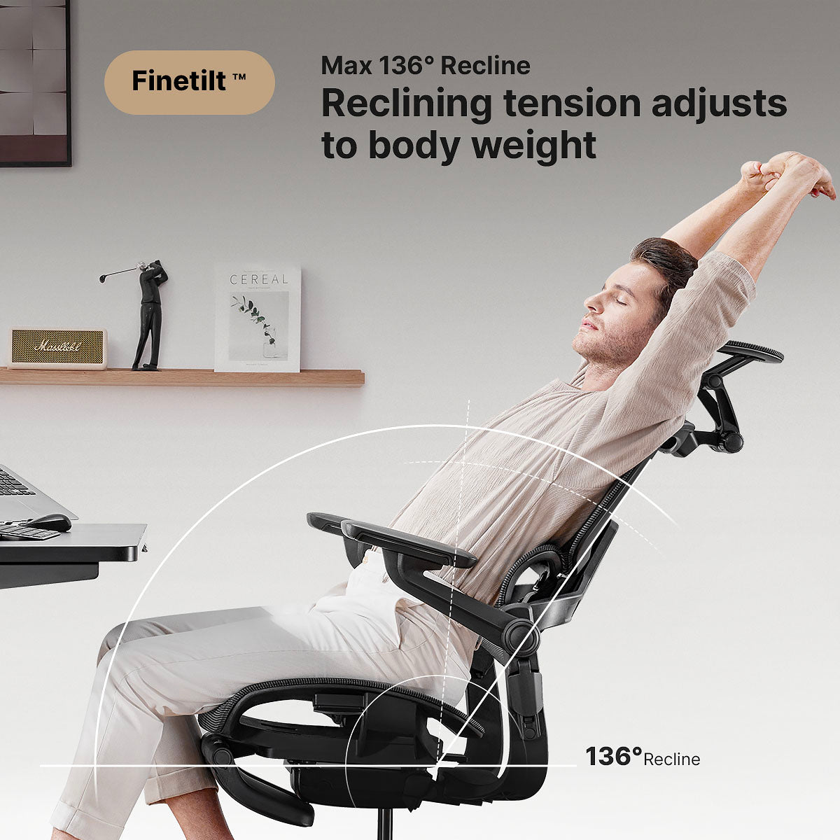 HINOMI H1 Pro Ergonomic Chair with Footrest